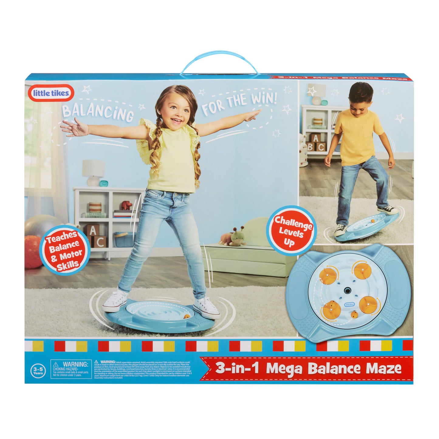 3-in-1 Mega Balance Maze - Active Play Toy / Little Tikes Exclusive