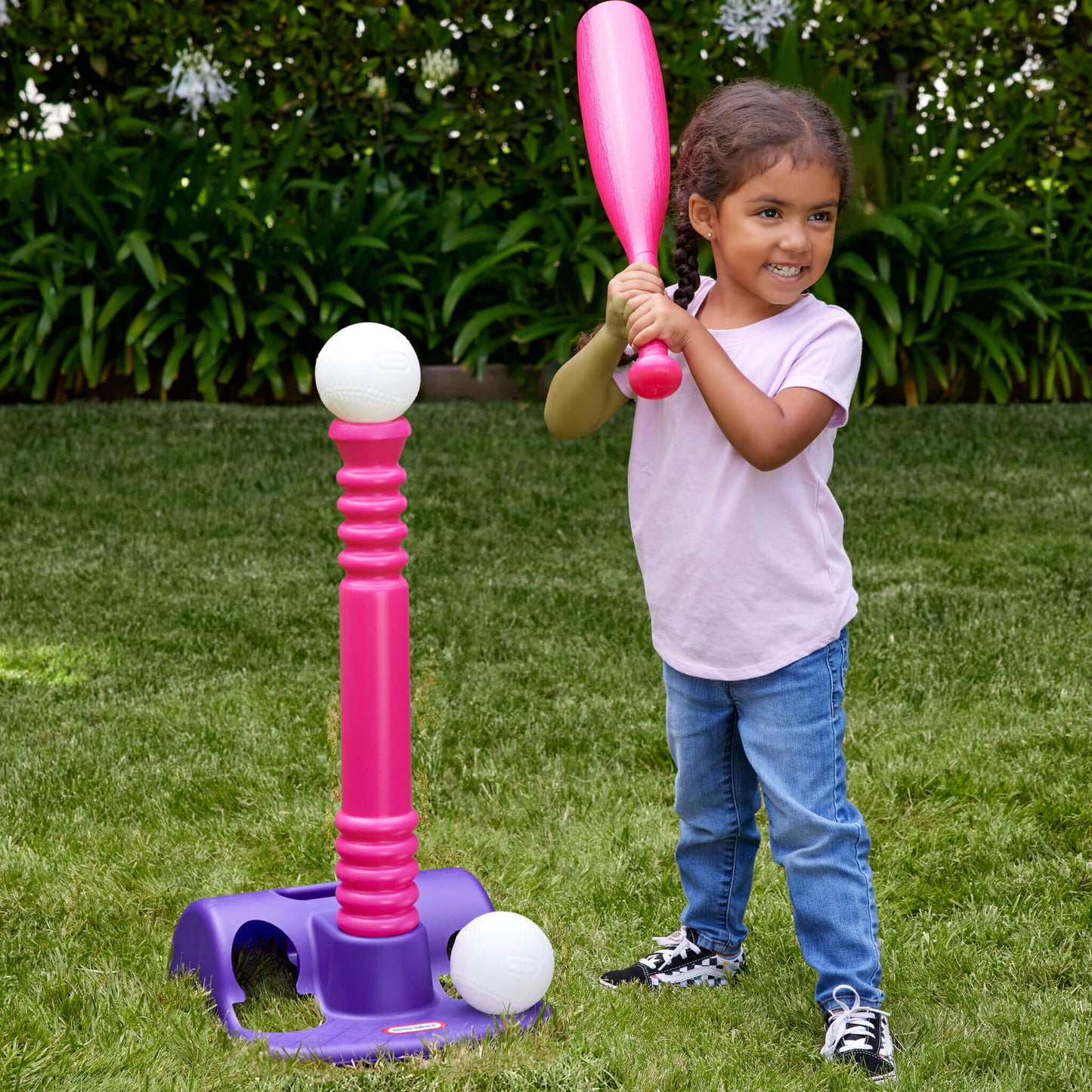TotSports T-Ball set Pink/Purple / Little Tikes Trusted
