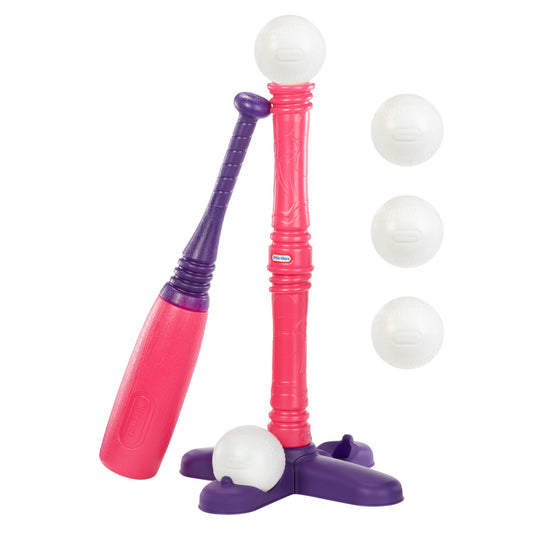 TotSports™ T-Ball Set - Pink Baseball Set for Kids 18M+ / Little Tikes Premium