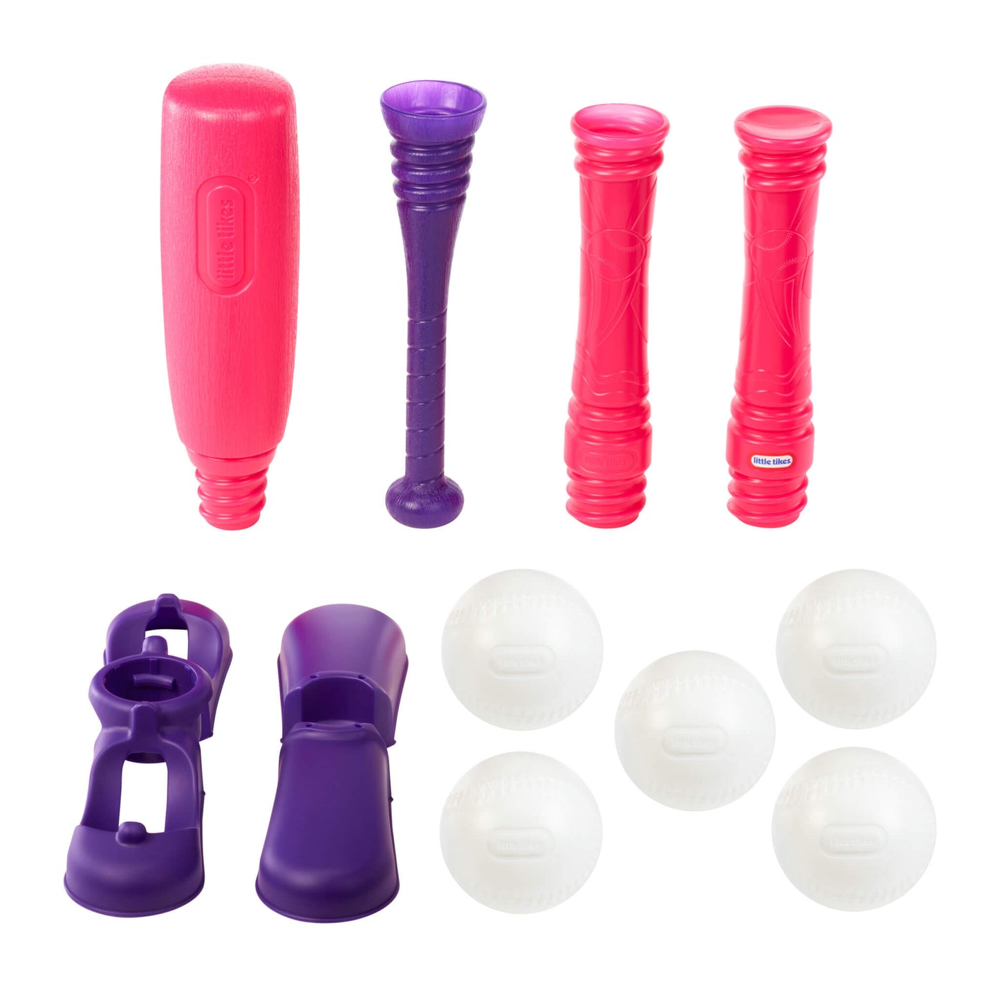 TotSports™ T-Ball Set - Pink Baseball Set for Kids 18M+ / Little Tikes Premium