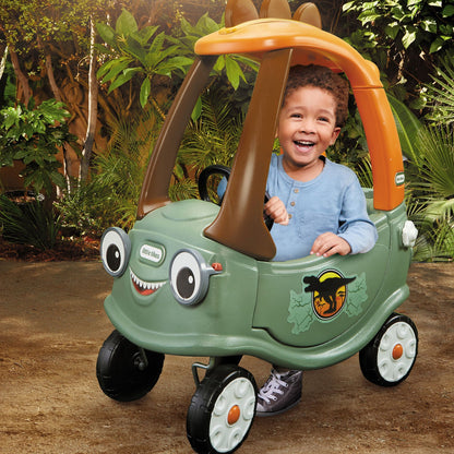T-Rex Cozy Coupe – Dinosaur-Themed Ride-On / Little Tikes Quality