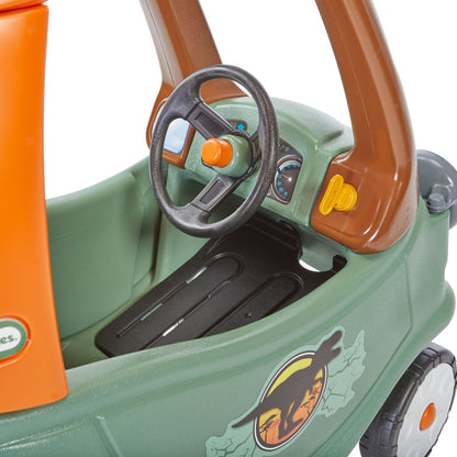 T-Rex Cozy Coupe – Dinosaur-Themed Ride-On / Little Tikes Quality