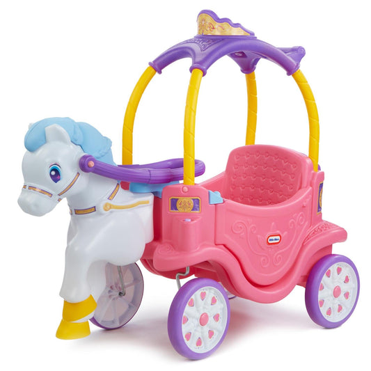Princess Horse & Carriage | Toddler Ride-On / Little Tikes New