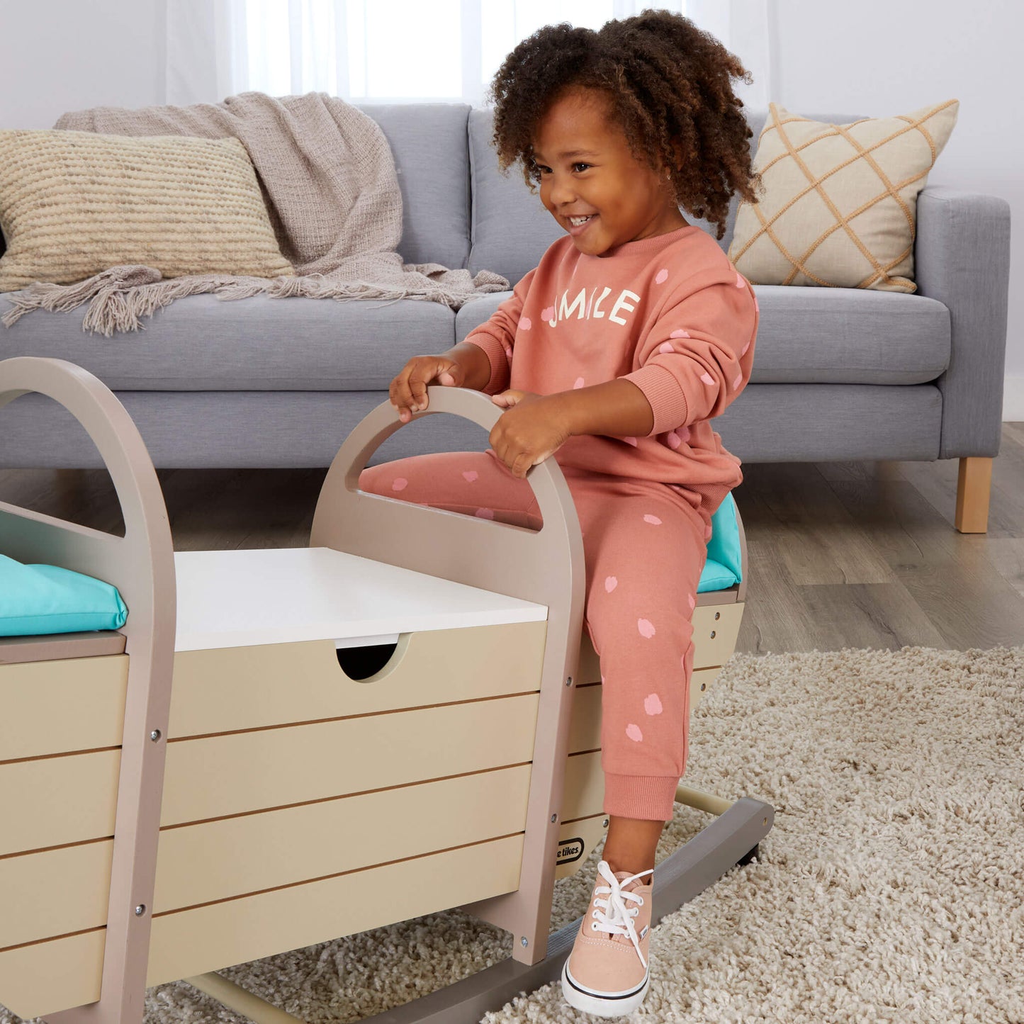 Teeter Totter Wooden Rocker / Little Tikes Quality