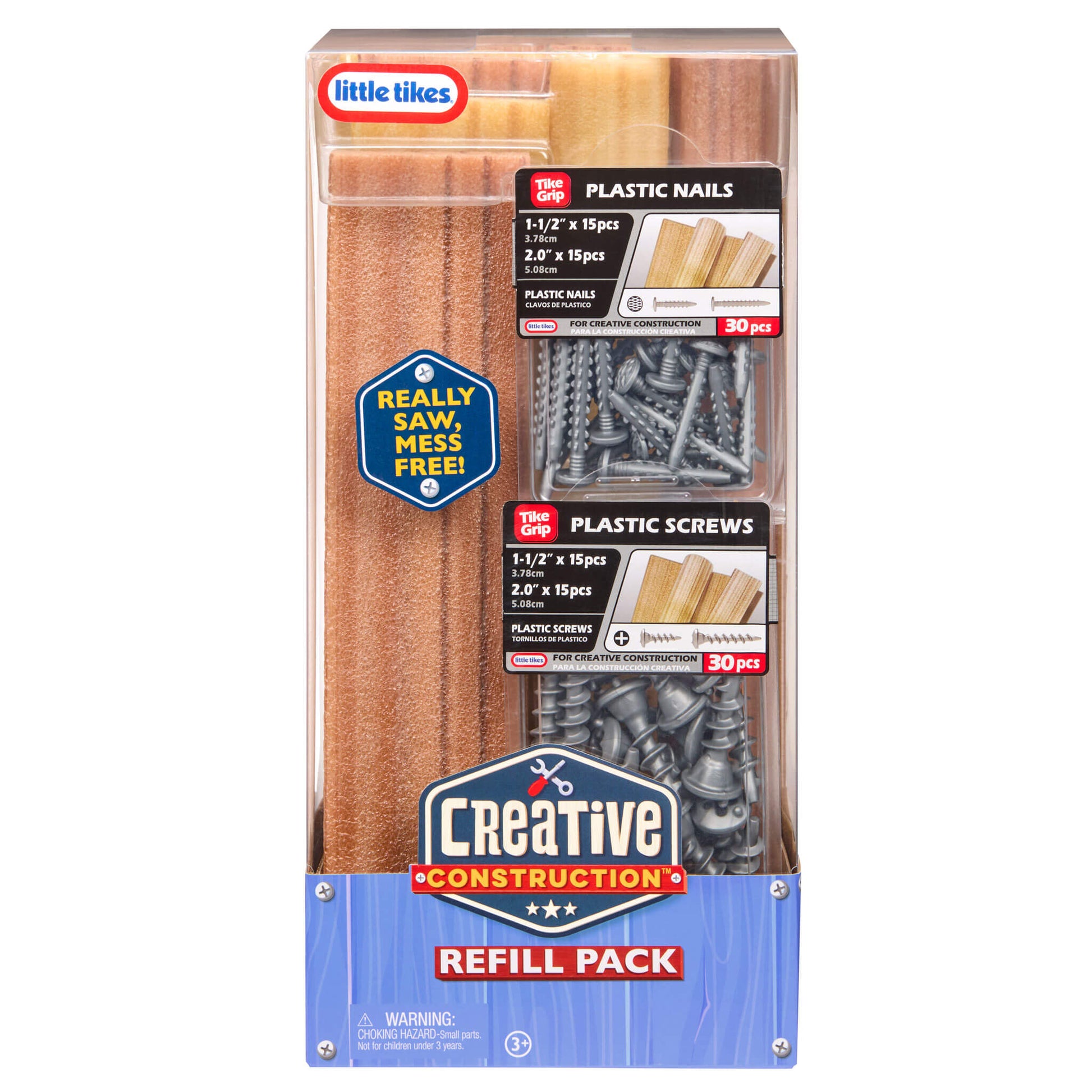 Creative Construction™ Wood, Nails and Screw Bundle / Little Tikes Recommended