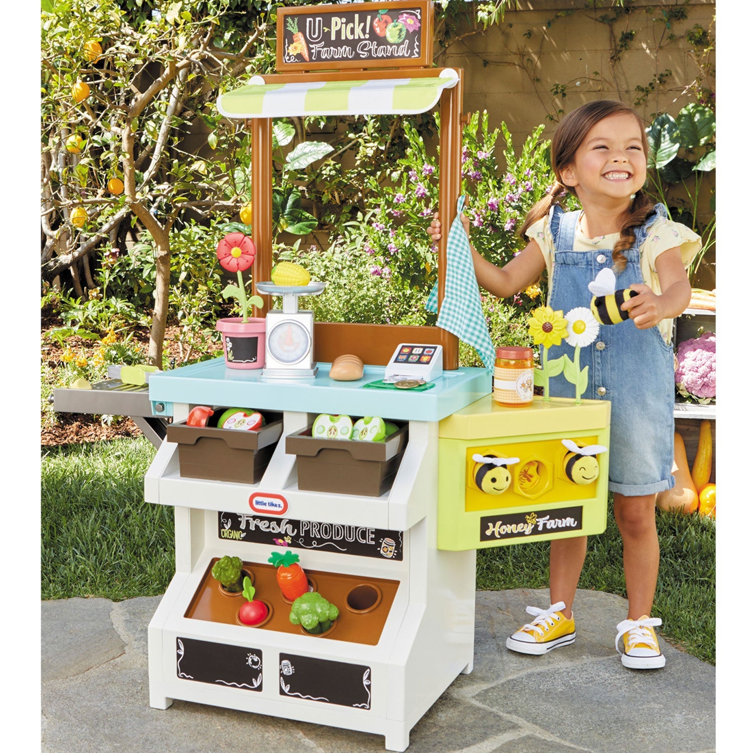 3-in-1 Garden to Table Market Pretend Play / Little Tikes Essential