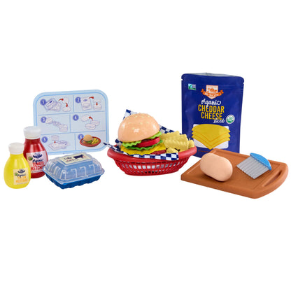 Creative Chefs Cheeseburger and Fries Kit / Little Tikes Value