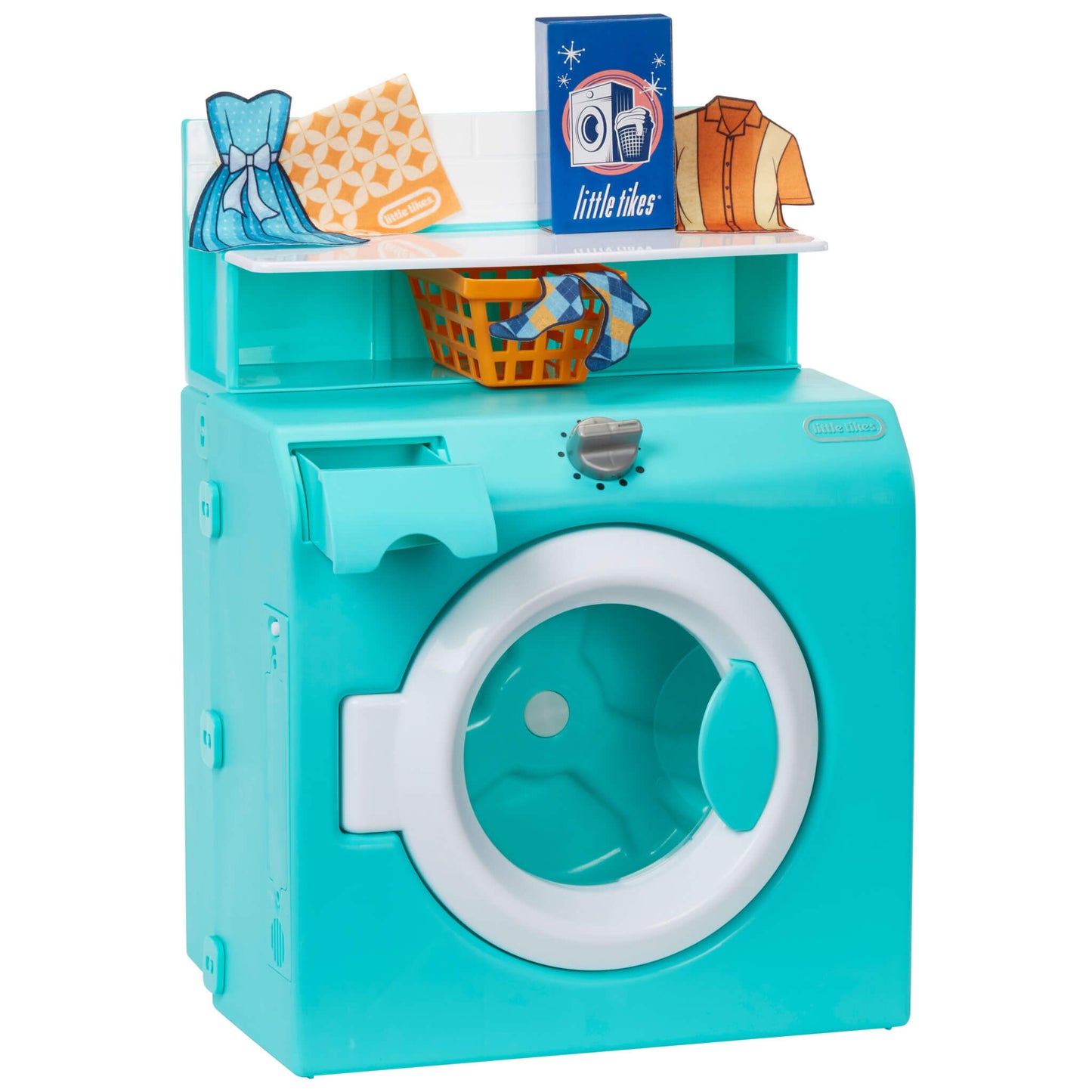 First Retro Washer-Dryer - Pretend Play Laundry Set / Little Tikes Exclusive