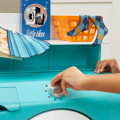 First Retro Washer-Dryer - Pretend Play Laundry Set / Little Tikes Exclusive