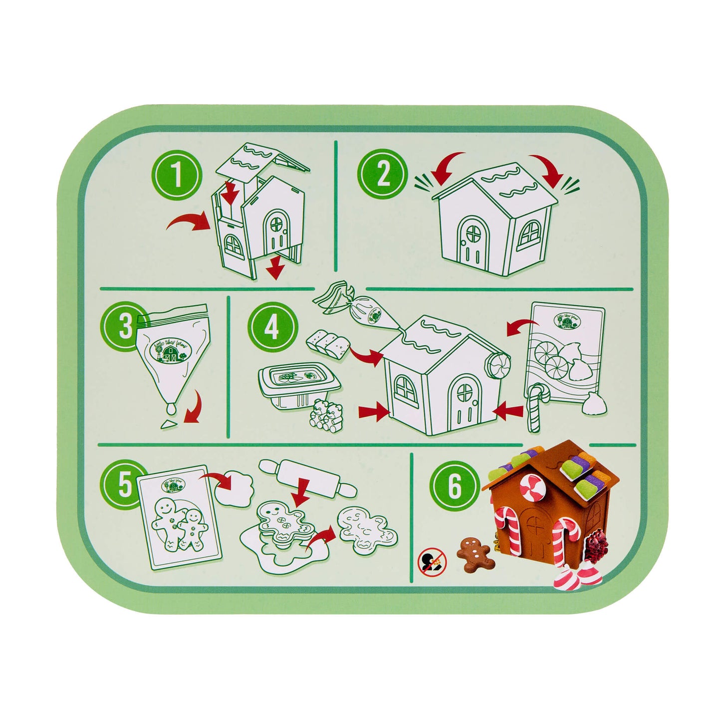 Creative Chefs™ Gingerbread House Kit - Play Food Set / Little Tikes Everyday
