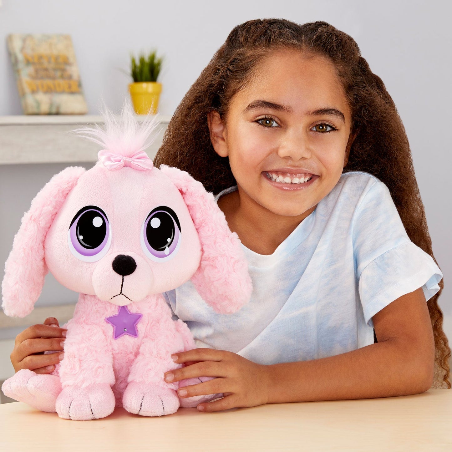 Rescue Tales Pink Poodle Plush Toy - Adoptable Pet with Doghouse / Little Tikes Value