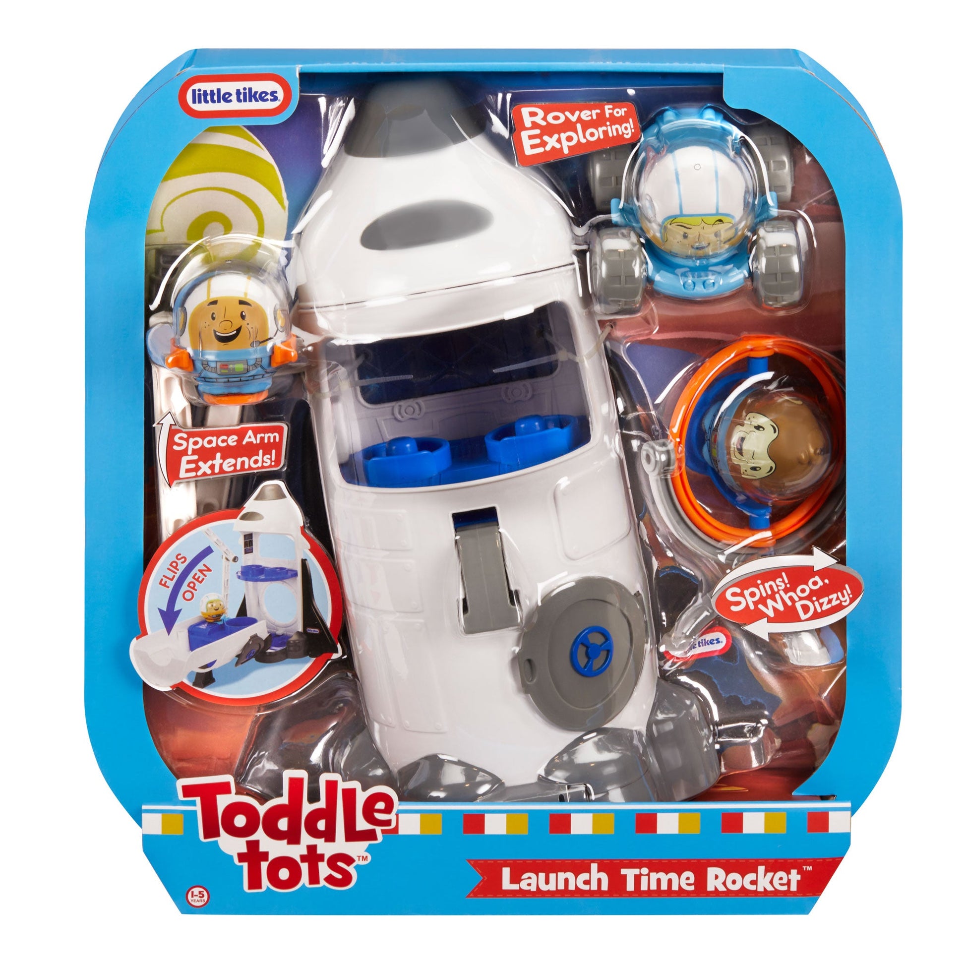 Toddle Tots Launch Time Rocket - Space Playset for Toddlers / Little Tikes Essential
