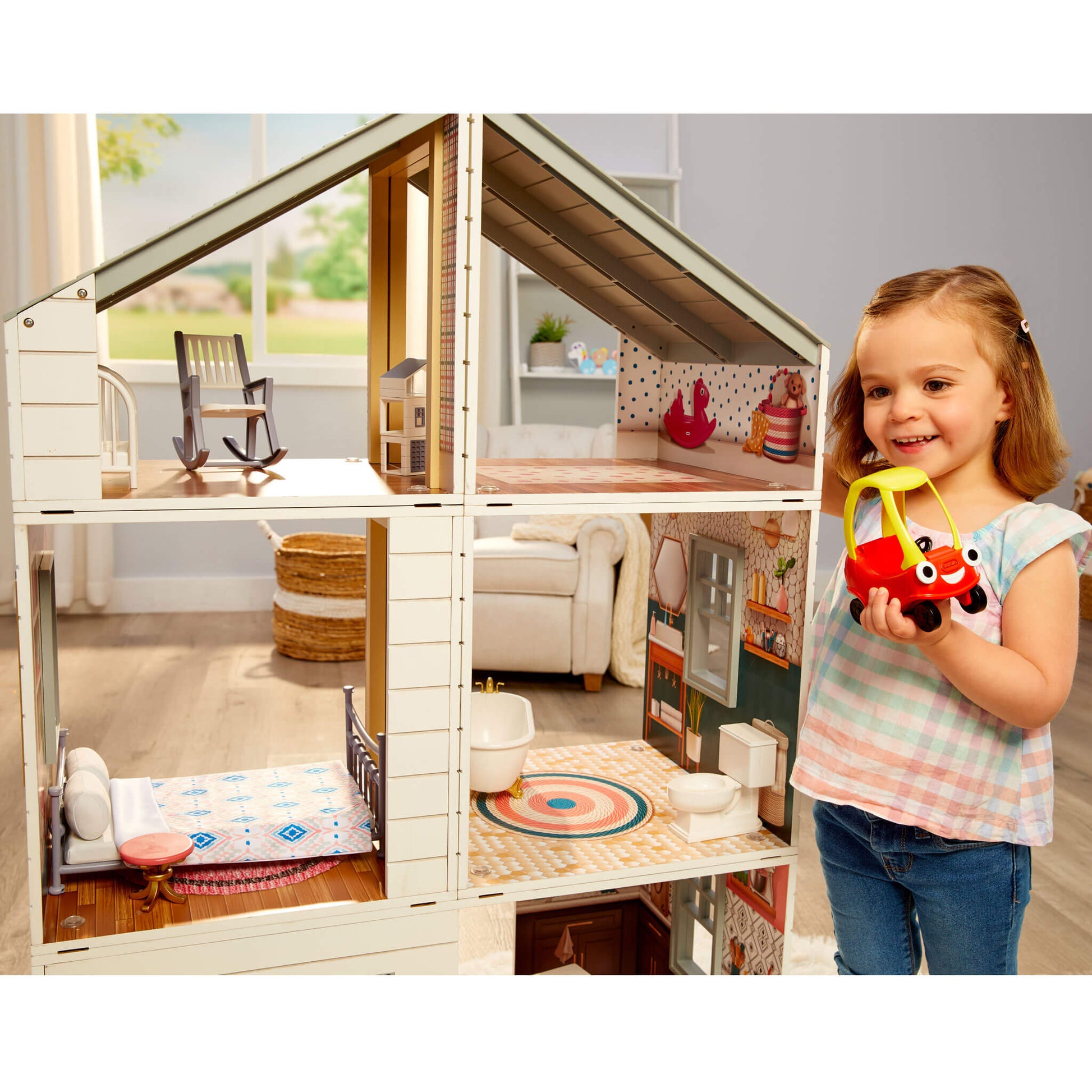Stack 'n Style™ Wood Dollhouse / Little Tikes Value