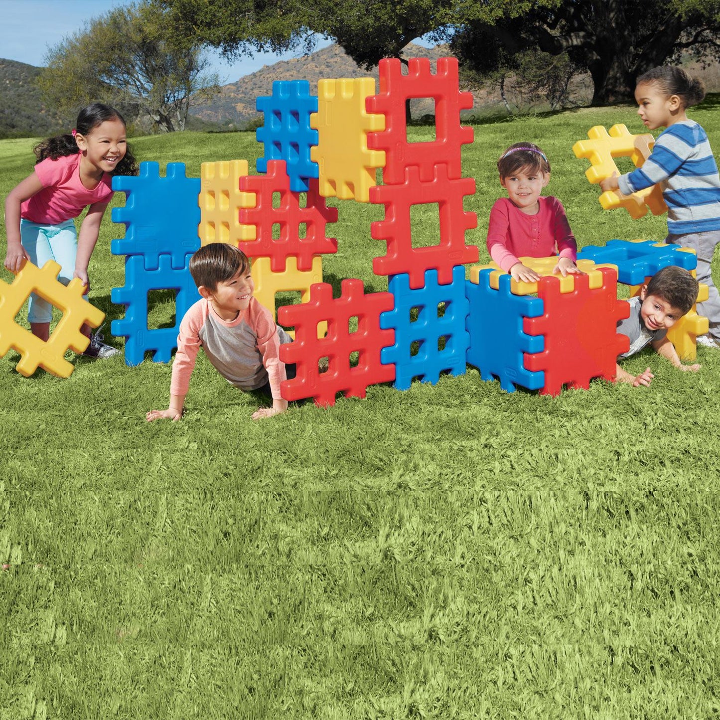 Big Waffle Blocks For Toddlers / Little Tikes Classic