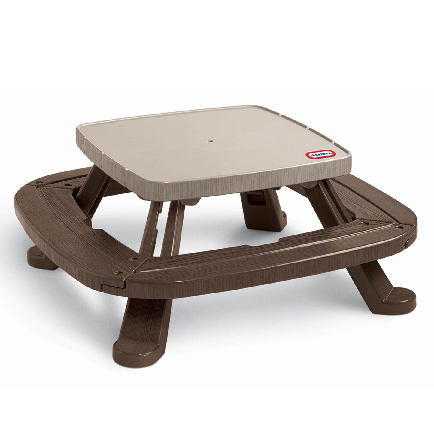Fold 'n Store Picnic Table with Market Umbrella / Little Tikes Quality
