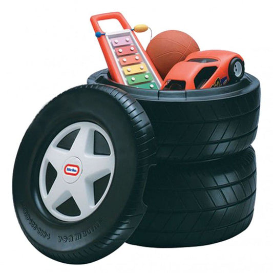 Classic Racing Tire Toy Chest / Little Tikes Trusted