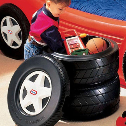 Classic Racing Tire Toy Chest / Little Tikes Trusted