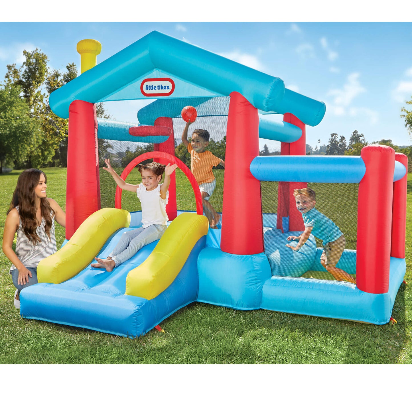 Play House Bouncer – Inflatable Bounce House / Little Tikes Recommended