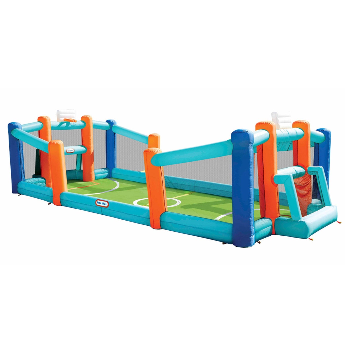 Huge Backyard Soccer & Basketball Court / Little Tikes Exclusive
