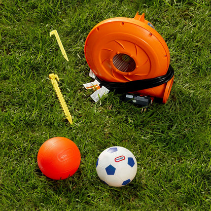 Huge Backyard Soccer & Basketball Court / Little Tikes Exclusive