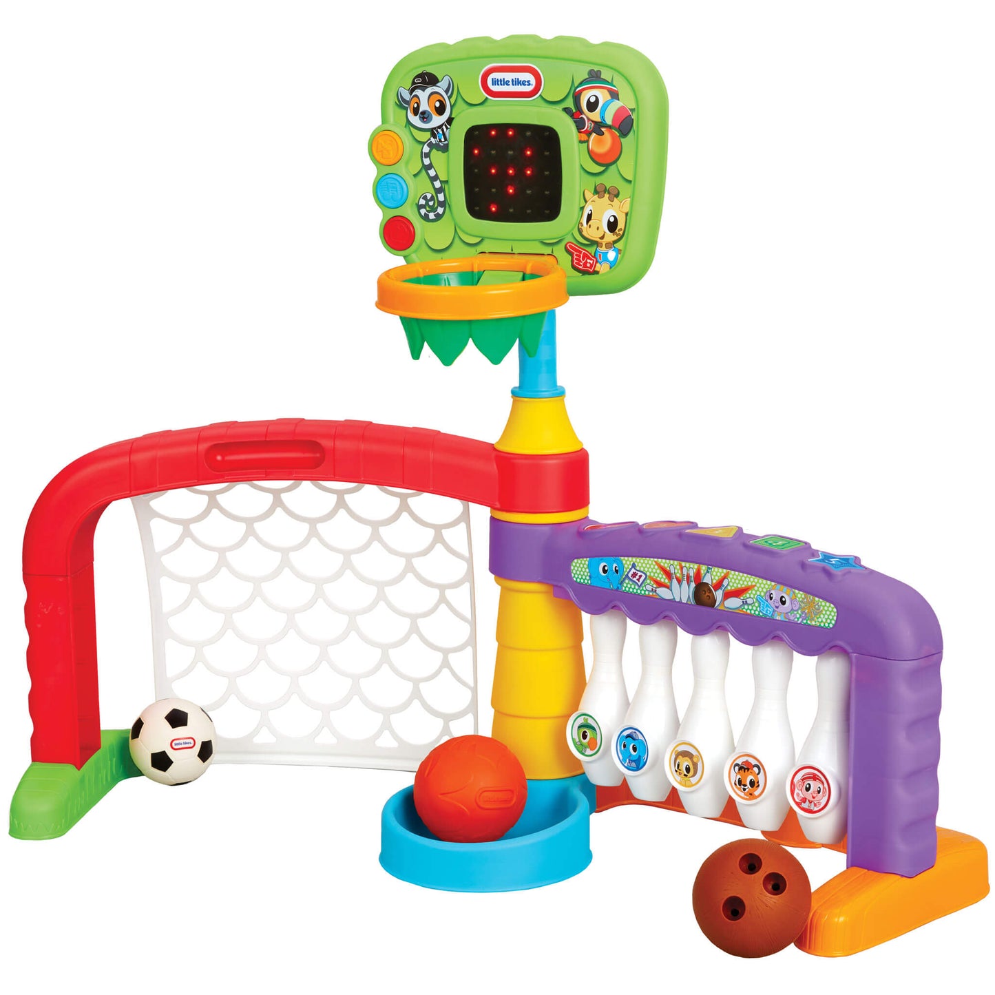 3-In-1 Light N' Go Sports Zone Playset / Little Tikes New