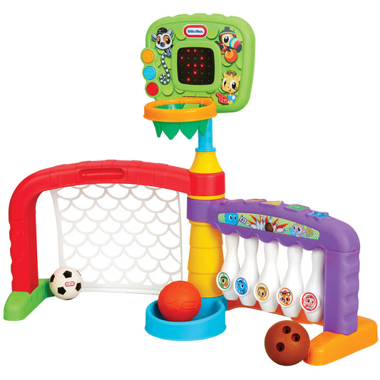 3-In-1 Light N' Go Sports Zone Playset / Little Tikes New