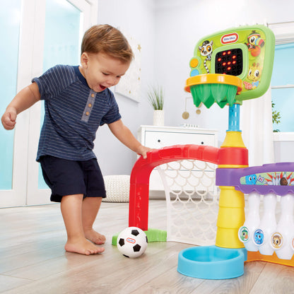 3-In-1 Light N' Go Sports Zone Playset / Little Tikes New