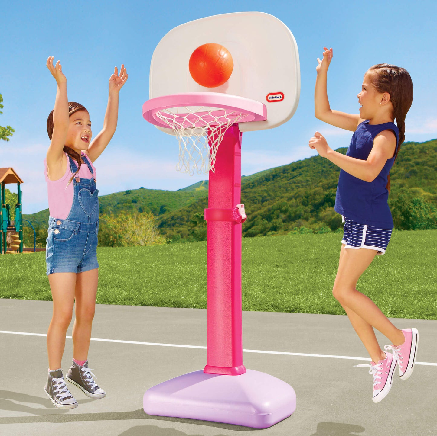 TotSports Easy Score Pink Basketball Set / Little Tikes Featured