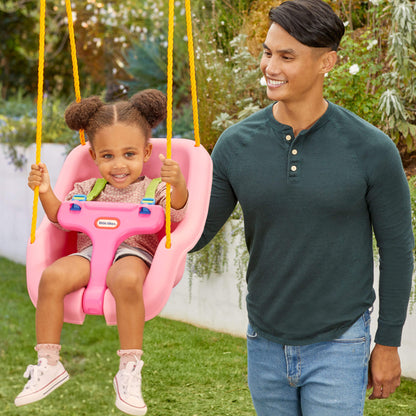 2-in-1 Snug 'n Secure Swing - Pink / Little Tikes Popular