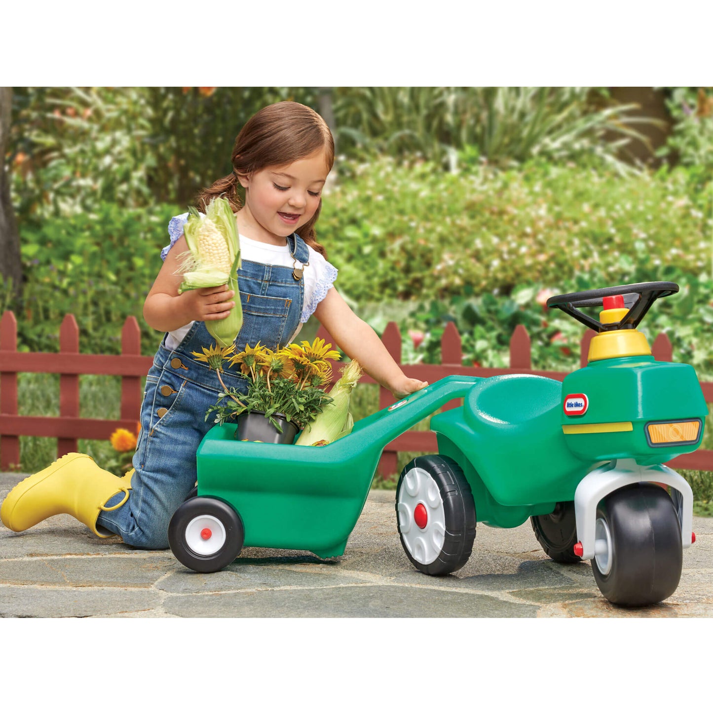 Tractor & Cart – Foot-to-Floor Toddler Ride-On / Little Tikes Great Value