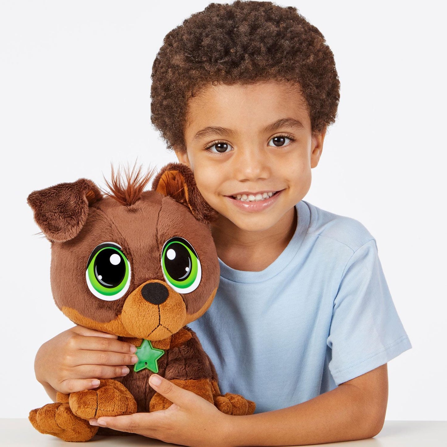 Rescue Tales Interactive Rottweiler Plush Toy | Adoptable Pet with Sounds & Movement / Little Tikes Quality