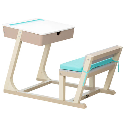 Great Ideas Desk - Kids Wood Desk / Little Tikes Featured